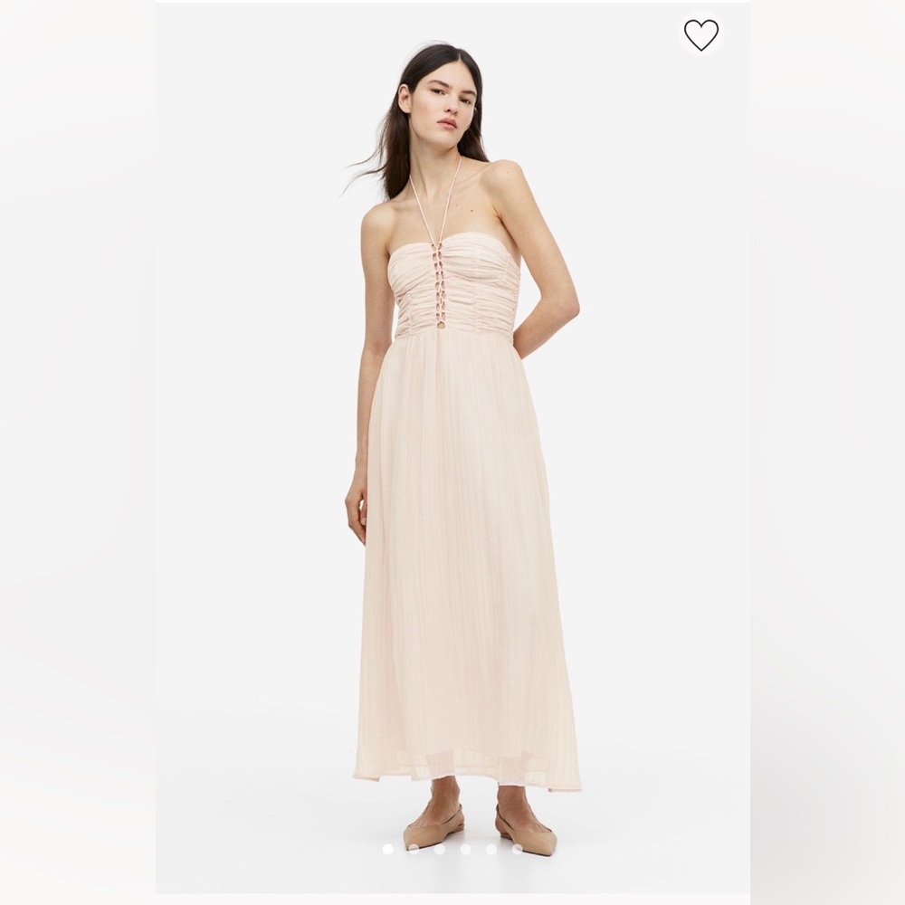 Lacing Detail Maxi dress H&M